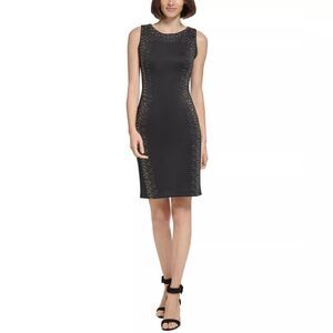 Calvin Klein Embellished Sleeveless Sheath Dress size 12